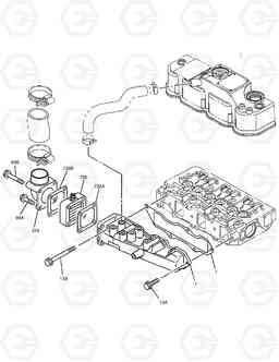 158 INTAKE MANIFOLD SOLAR 035, Doosan