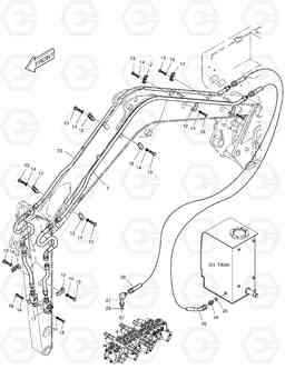 6110 BREAKER PIPING - ONE WAY SOLAR 035, Doosan