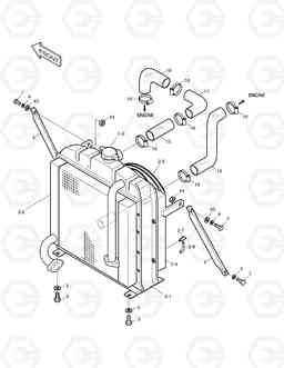 1120 RADIATOR SOLAR 140-V, Doosan