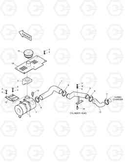 1150 AIR CLEANER ASS'Y SOLAR 140-V, Doosan