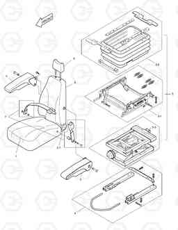 1430 SEAT-EXCEPT EUROPE & U.S.A SOLAR 140-V, Doosan