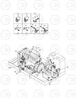 1760 ELECTRIC WIRING(2)-ENGINE SOLAR 140-V, Doosan