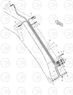 3140 LUBRICATION PIPING SOLAR 140-V, Doosan