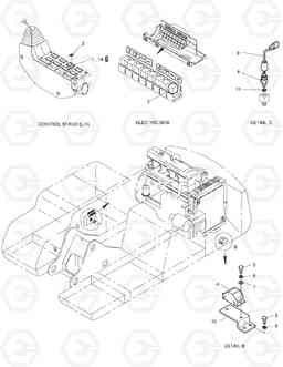 6140 TRAVEL/SWING ALARM ASS'Y SOLAR 140-V, Doosan