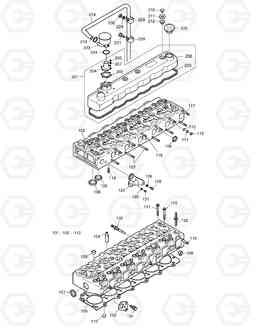 005 CYLINDER HEAD SOLAR 225LL, Doosan