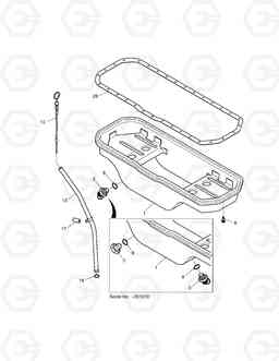 010 OIL PAN SOLAR 225LL, Doosan