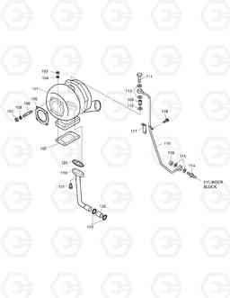 014 TURBO CHARGER & OIL PIPE SOLAR 225LL, Doosan