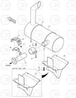 1140 MUFFLER SOLAR 225LL, Doosan