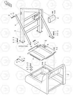 1630 BATTERY COVER SOLAR 225LL, Doosan