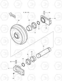 2120 IDLER SOLAR 225LL, Doosan