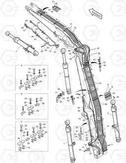 3130 FRONT PIPING SOLAR 225LL, Doosan