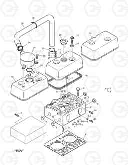 016 CYLINDER HEAD SOLAR 300LL, Doosan