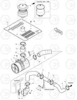 1160 AIR CLEANER ASS'Y SOLAR 300LL, Doosan