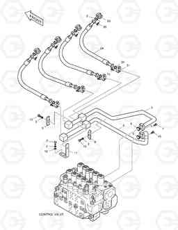 1270 MAIN PIPING(2)-BOOM SOLAR 300LL, Doosan