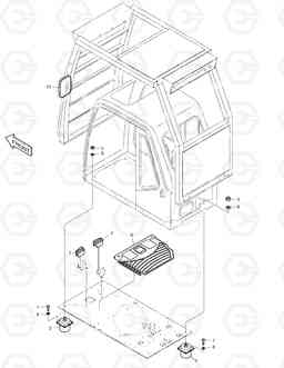 1530 CABIN MOUNT ASS'Y SOLAR 300LL, Doosan