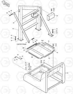 1640 BATTERY COVER SOLAR 300LL, Doosan