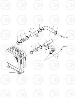 1150 CAC PIPING TXC 225LC-1, Doosan
