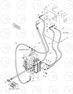 1350 PILOT PIPING(5) TXC 225LC-1, Doosan