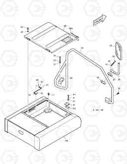 1570 COVER(3) TXC 225LC-1, Doosan