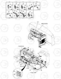 1740 ELECTRIC WIRING(2)-ENGINE TXC 225LC-1, Doosan