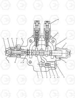 4195 CONTROL VALVE-ARTI.BOOM TXC 225LC-1, Doosan