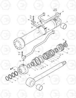 4310 BOOM CYLINDER(R.H)-LOCK VALVE TXC 225LC-1, Doosan