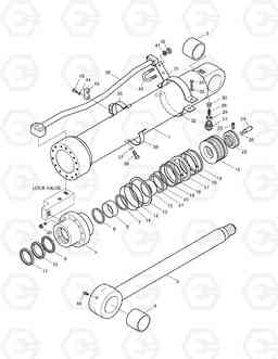 4320 ARM CYLINDER-LOCK VALVE TXC 225LC-1, Doosan