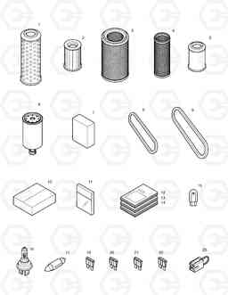 5110 SPARE PARTS TXC 225LC-1, Doosan