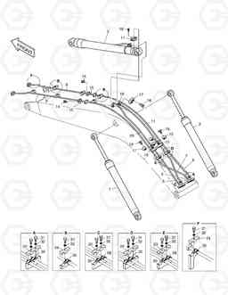 6370 BOOM PIPING-5.2m TXC 225LC-1, Doosan