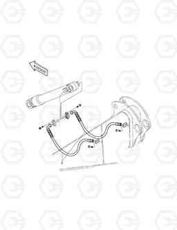 6420 ARM PIPING-ARM 2.0m TXC 225LC-1, Doosan