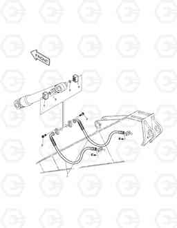 6440 ARM PIPING-ARM 3.5m TXC 225LC-1, Doosan