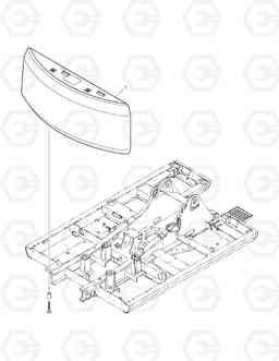 6710 COUNTER WEIGHT-LONG FRONT TXC 225LC-1, Doosan