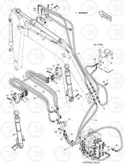 6720 LOCK VALVE PIPING-BOOM 5.2m TXC 225LC-1, Doosan