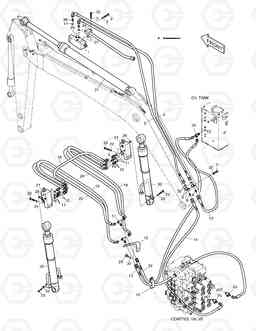 6740 LOCK VALVE PIPING-BOOM 8.5m TXC 225LC-1, Doosan