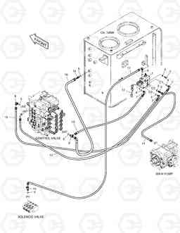 6760 PILOT PIPING-BREAKER TXC 225LC-1, Doosan