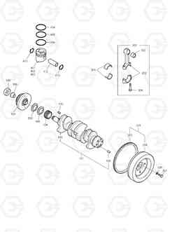 004 CRANK SHAFT TXC 175LC-1, Doosan