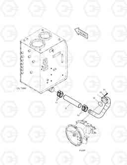 1210 OIL COOLER PIPING(2) TXC 175LC-1, Doosan