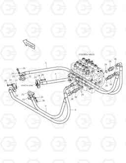 1270 MAIN PIPING(5)-TRAVEL TXC 175LC-1, Doosan