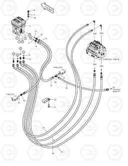 1350 PILOT PIPING-FLOOR PLATE SUB.(2) TXC 175LC-1, Doosan