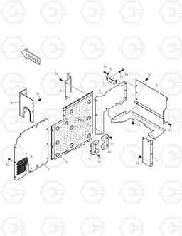 1570 BAFFLE TXC 175LC-1, Doosan