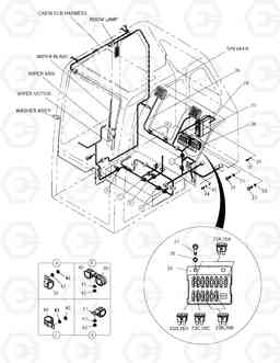 1660 ELECTRIC PARTS(4)-CABIN TXC 175LC-1, Doosan