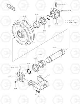2120 IDLER TXC 175LC-1, Doosan