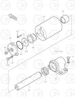 2140 UPPER ROLLER TXC 175LC-1, Doosan