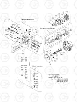 4160 TRAVEL MOTOR TXC 175LC-1, Doosan