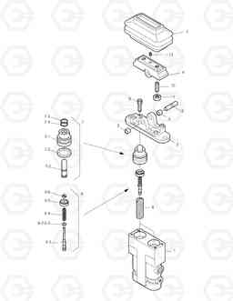 4230 PEDAL VALVE-ARTI.BOOM TXC 175LC-1, Doosan