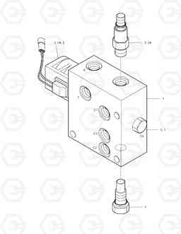 4250 BREAKER VALVE TXC 175LC-1, Doosan