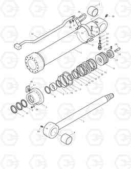 4330 ARM CYLINDER-LOCK VALVE TXC 175LC-1, Doosan