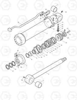 4410 ARM CYLINDER-LOCK VALVE TXC 175LC-1, Doosan