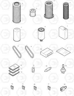 5110 SPARE PARTS TXC 175LC-1, Doosan