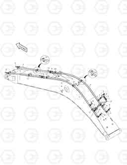 6500 BOOM PIPING-ONE WAY TXC 175LC-1, Doosan